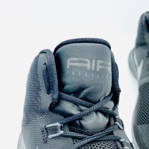 Nike Mens Air Precision NBK ‘Black Gray’ Basketball Shoes 898452-001 Size 10 - Picture 9 of 10